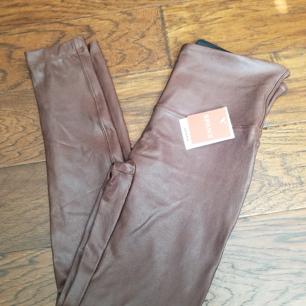 Spanx Leather Leggings
